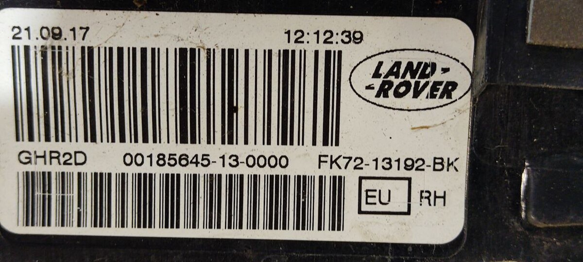 LR135466 Rear right light in the trunk lid Land Rover Discovery Sport L550 (2015-) Used